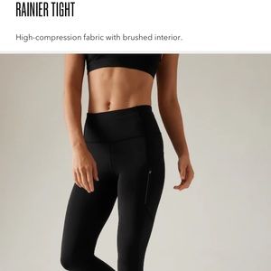 Athleta Fleece Lined Tight